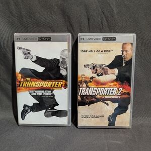 The Transporter & Transporter 2 PSP UMD Video Action Movies Tested And Works